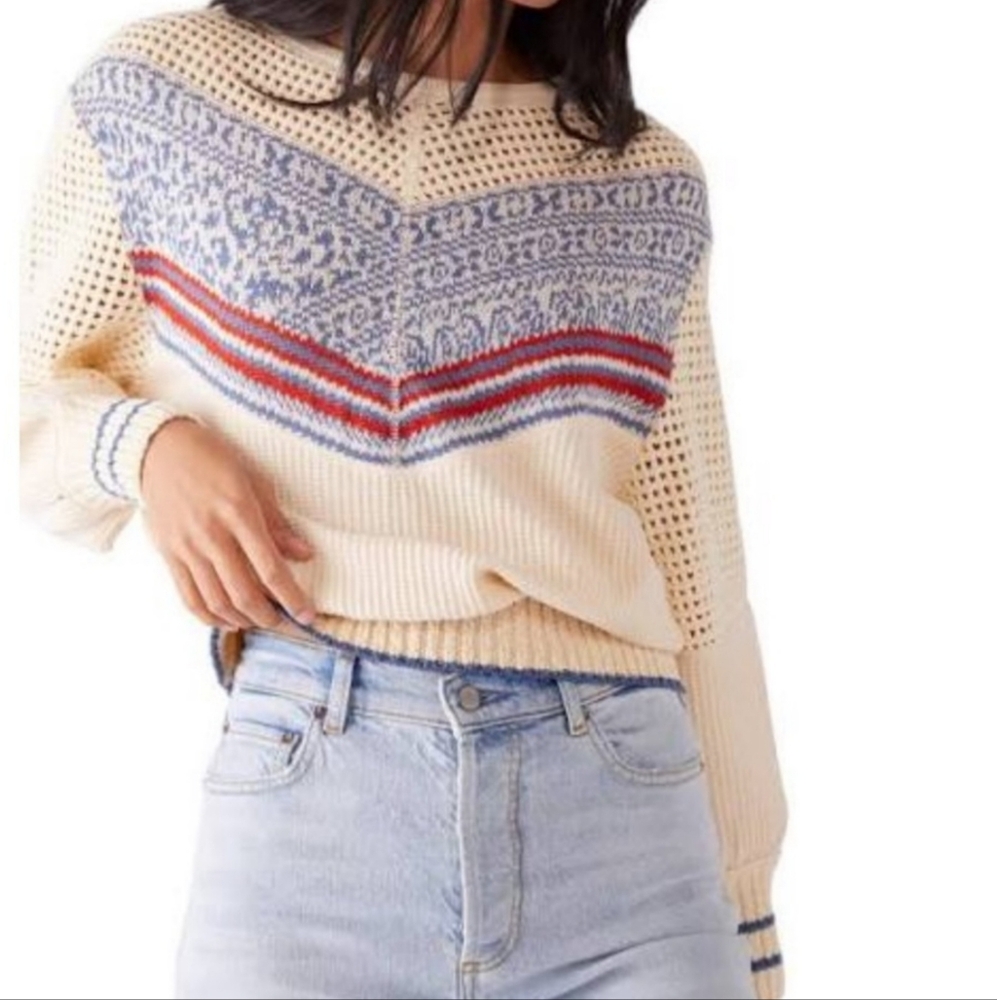 Free People Geo Sweater